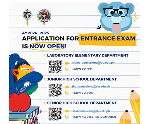 slu entrance exam 2024-2025 schedule|General Admission Requirements and Enrollment .